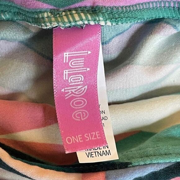 LuLaRoe One Size Leggings • Disney’s Minnie Mouse • Multicolor•Geometric Designs - Picture 8 of 12